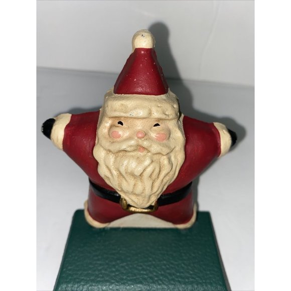 VTG Midwest Cannon Falls Eddie Bauer 1998 Santa Star Cast Iron Stocking Holder - Picture 2 of 11